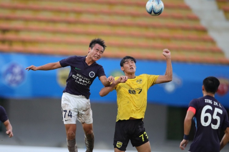刘志鹏点射扳平 深圳新鹏城U20客场1比1战平广东广州豹U20