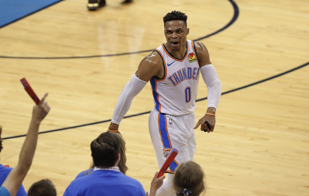 209次三双通杀30队 威少退役数据全记录 209次三双通杀30队 威少退役数据全记录