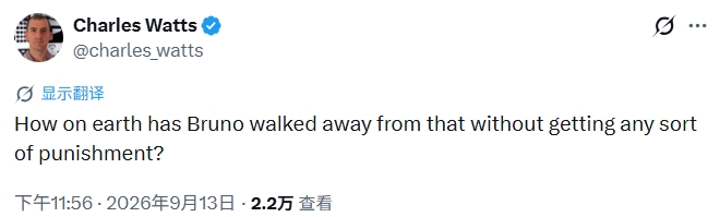 福登报复B费染红!记者热议:B费怎么可能逃过处罚?